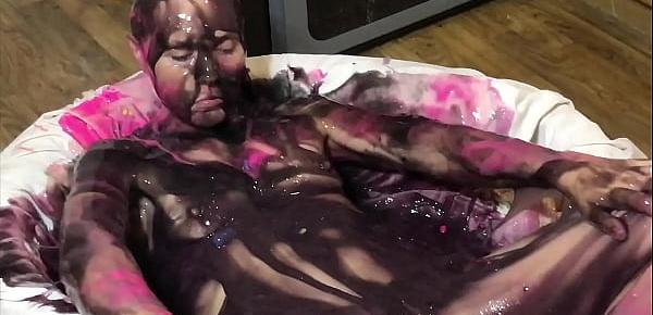  SERIOUSLY Sexy rude maid Gunged, and Strip Slimed